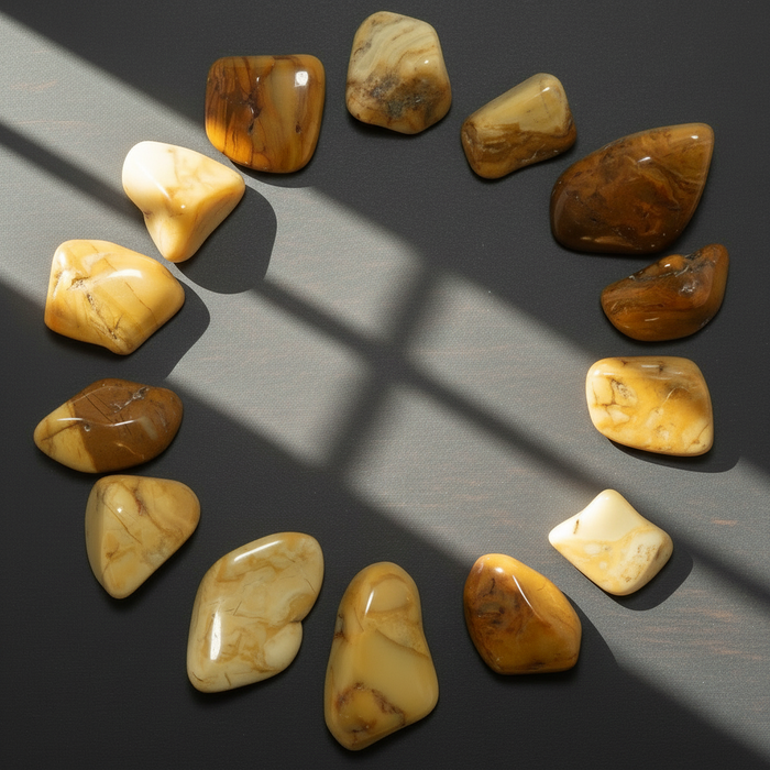 Yellow Jasper Tumbled Stone Sun Power