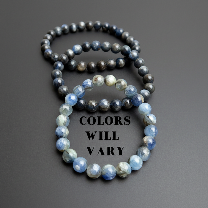 Kyanite Bracelet Shimmering Blue Stones
