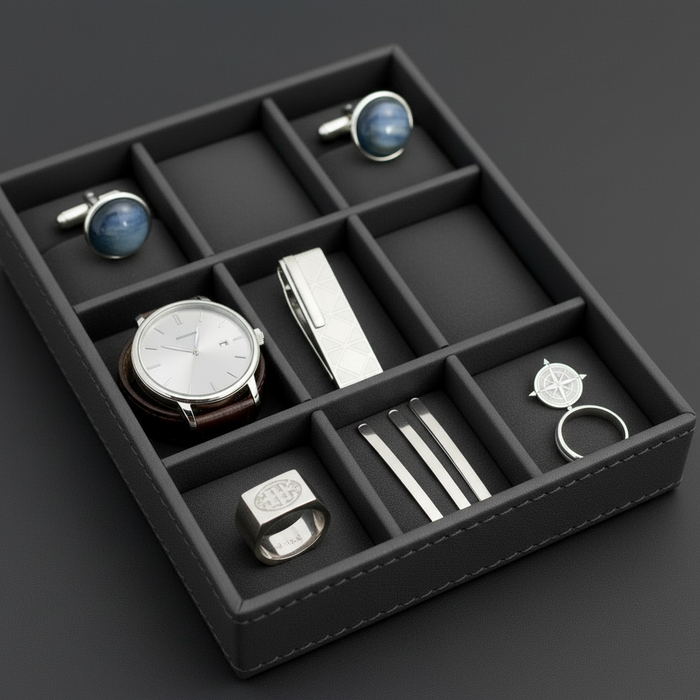 Kyanite Cufflinks Blue Gem Sophisticated Silver