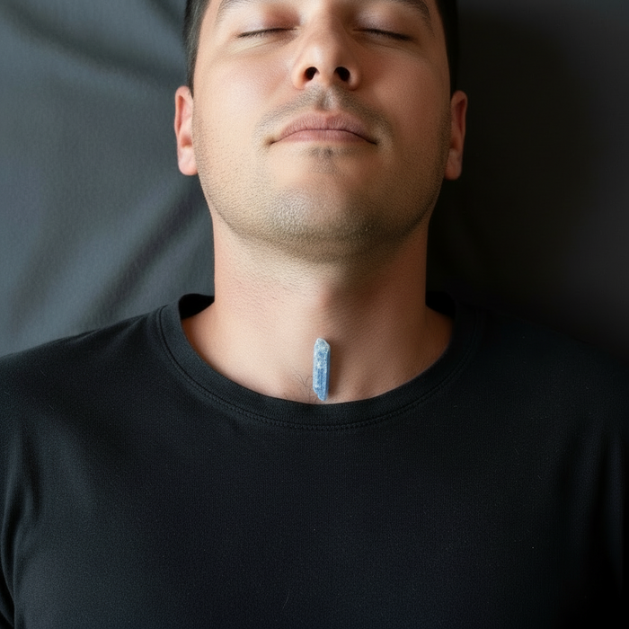 Kyanite Raw Crystal Set Vishnu's Melodic Blue Flutes