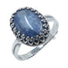 kyanite sterling silver ring