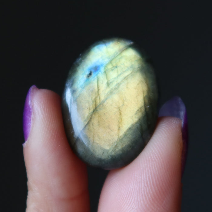 labradorite oval cabochon