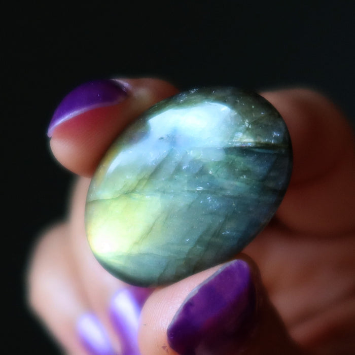 labradorite oval cabochon