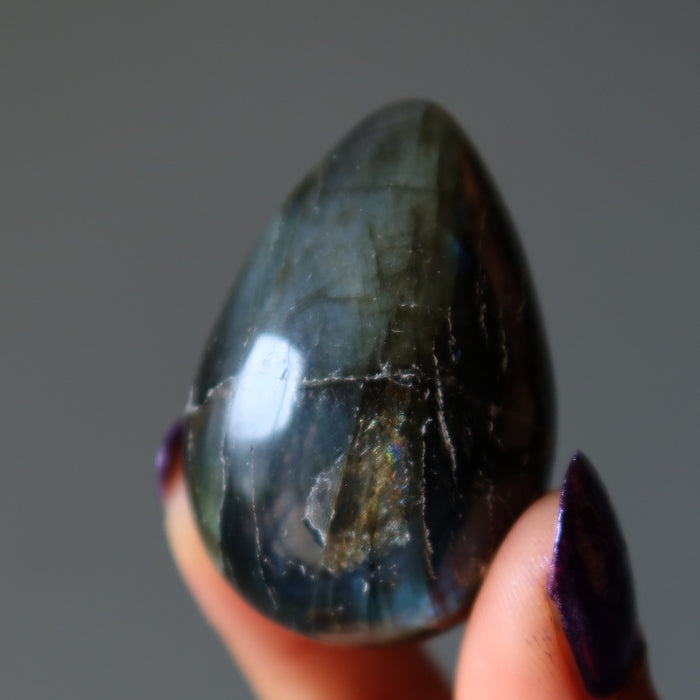 Labradorite Egg Rainbow of Hope Positive Energy Crystal