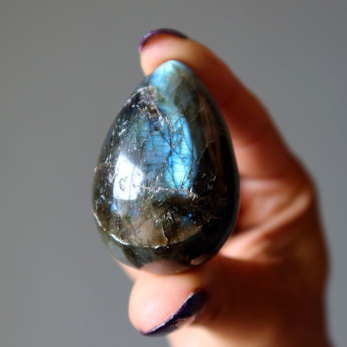 Labradorite Egg Rainbow of Hope Positive Energy Crystal