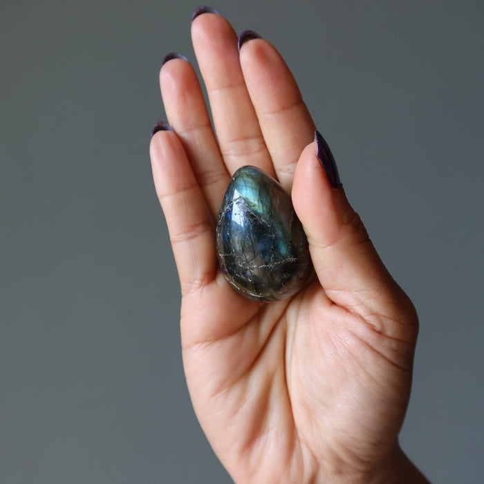Labradorite Egg Rainbow of Hope Positive Energy Crystal