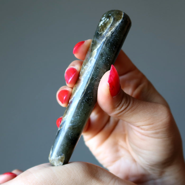 Labradorite Massage Wand Slip into Bliss