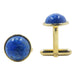 lapis gold cufflinks