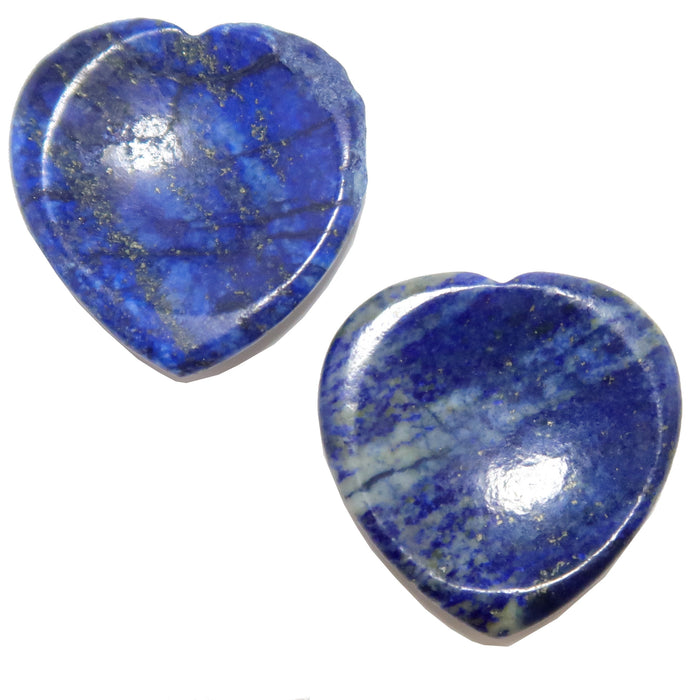 Lapis Heart Pocket Stone Worry-Free Relationships