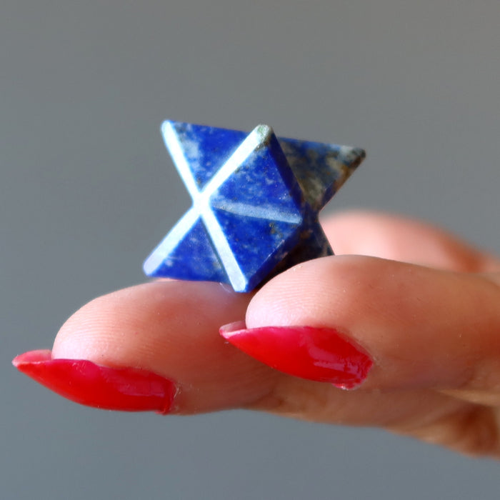 Lapis Merkaba Night Star Gazing Third Eye Stone