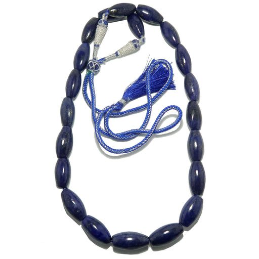 lapis beaded necklace