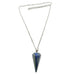 lapis pendulum necklace