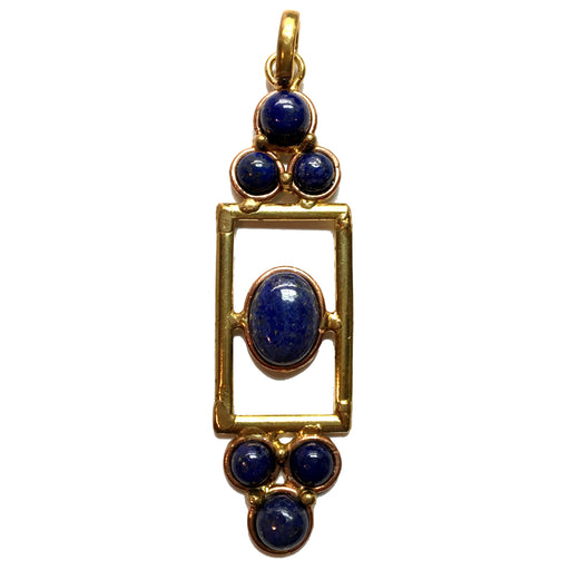 lapis pendant 