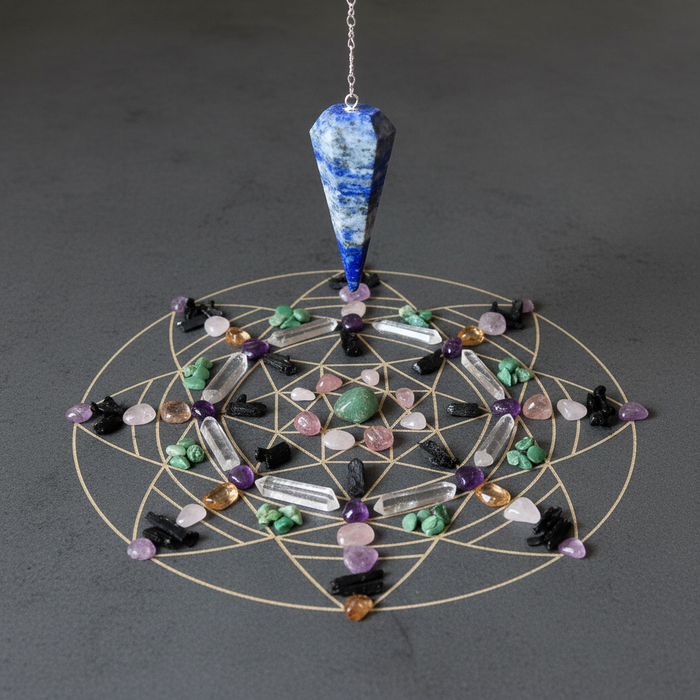 Lapis Pendulum The Truth is Sterling Silver