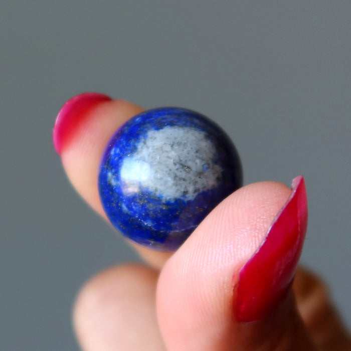 Lapis Lazuli Sphere Blue Mini Portable Crystal Ball