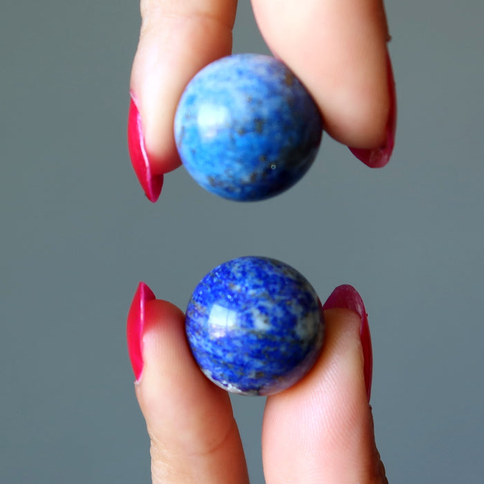 Lapis Lazuli Sphere Blue Mini Portable Crystal Ball