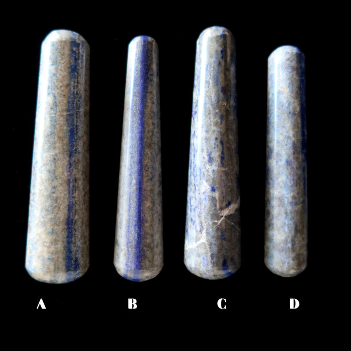 Lapis Lazuli Massage Wand Blue Third Eye Awakening Stone