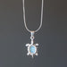 larimar turtle necklace