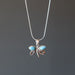larimar firefly necklace