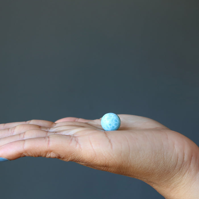 turtle back larimar sphere