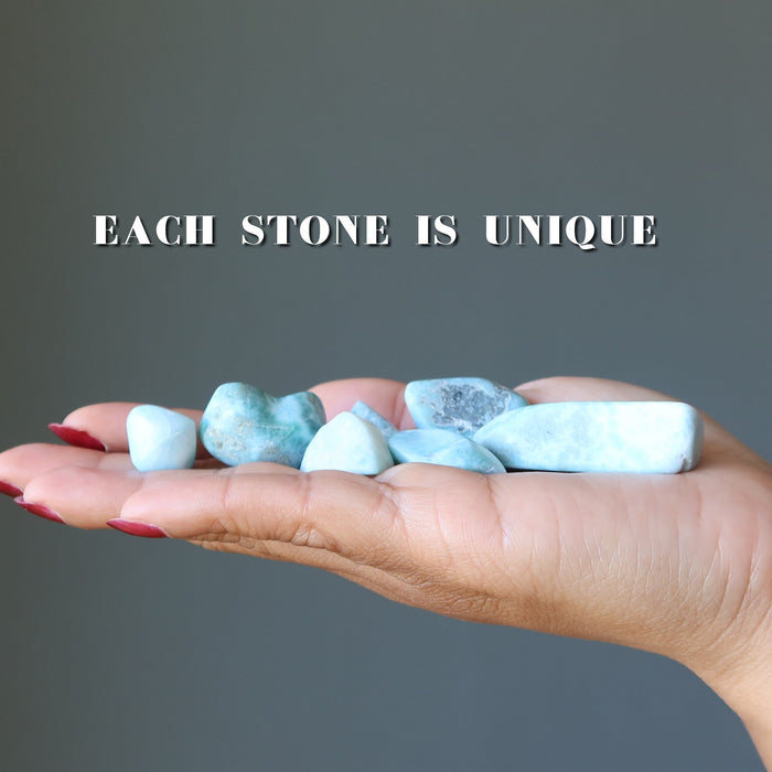 larimar tumbled stones
