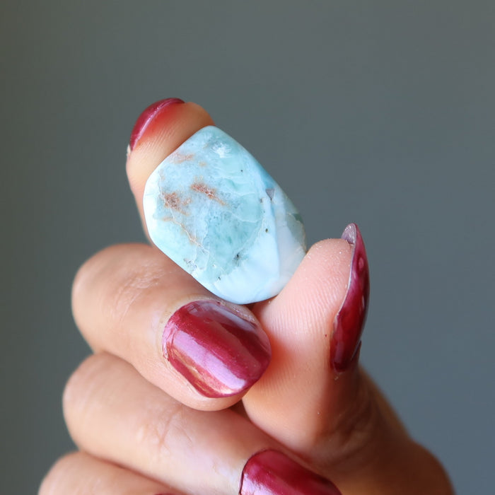 larimar tumbled stone