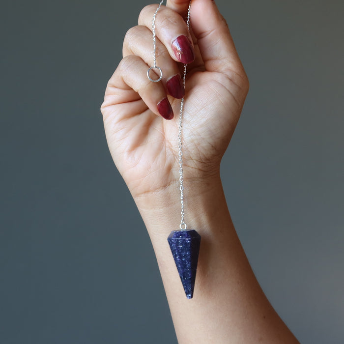 lepidolite pendulum