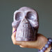 lepidolite skull