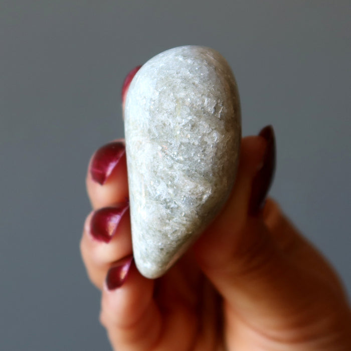 gray violet tumbled stone