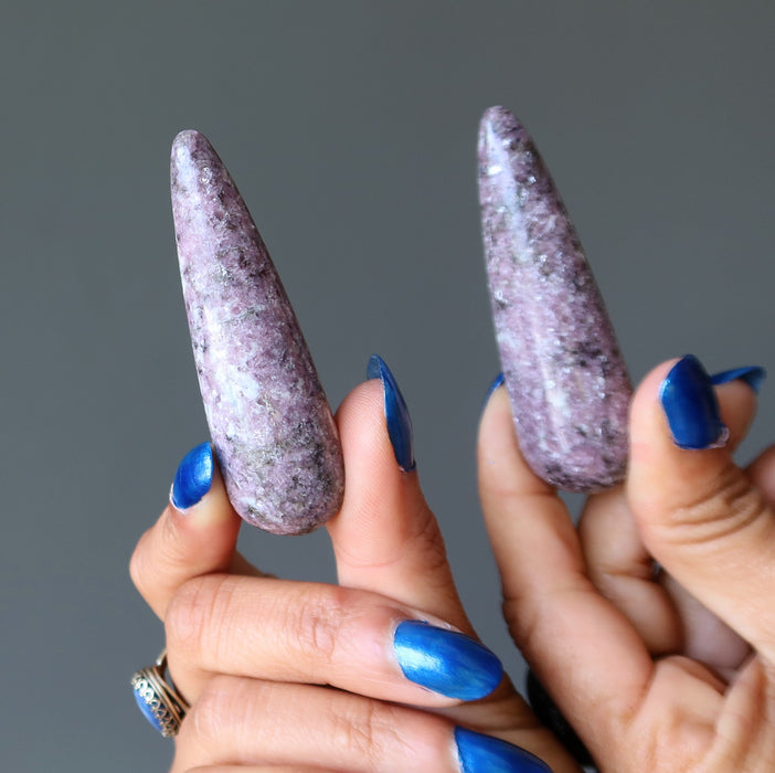 lepidolite massage wands