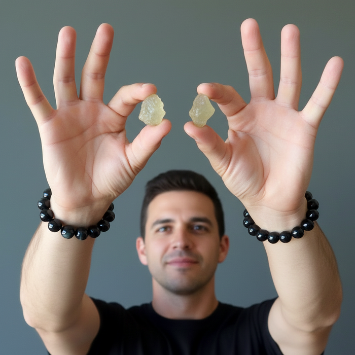 Libyan Desert Glass Yellow Tektite Pleasantly Plump