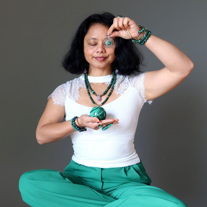 Malachite Guided Meditation Script File: Luck