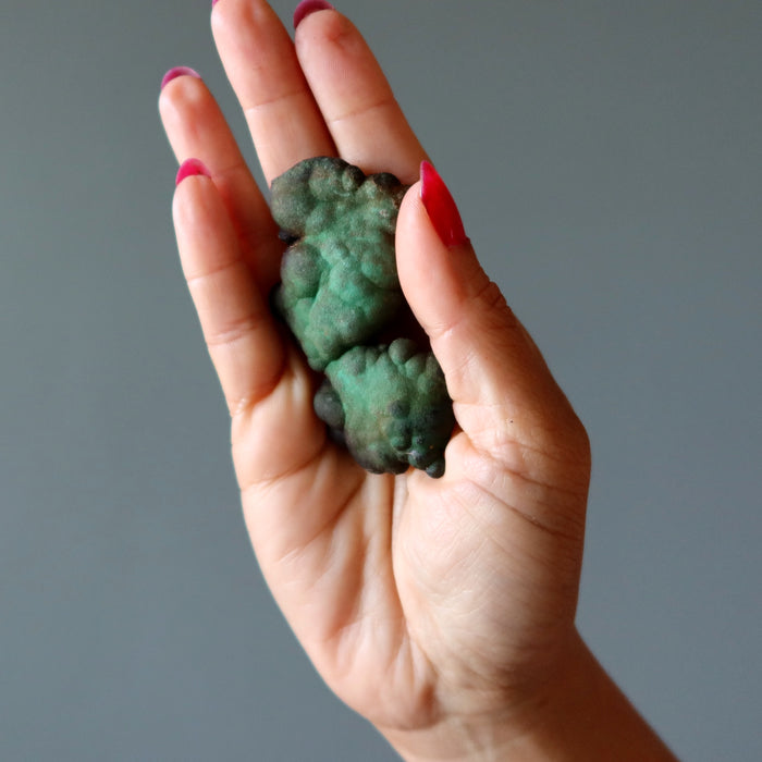 Malachite Raw Green Copper Botryoidal Rough Specimen