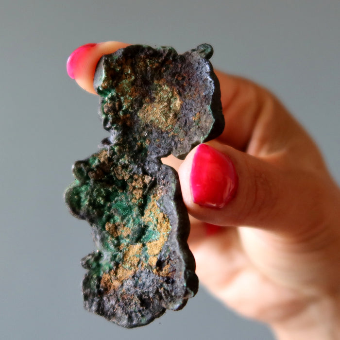 Malachite Raw Green Copper Botryoidal Rough Specimen