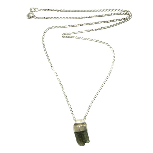 Necklace with a pendant on a white background