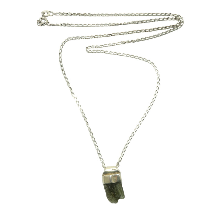 Necklace with a pendant on a white background