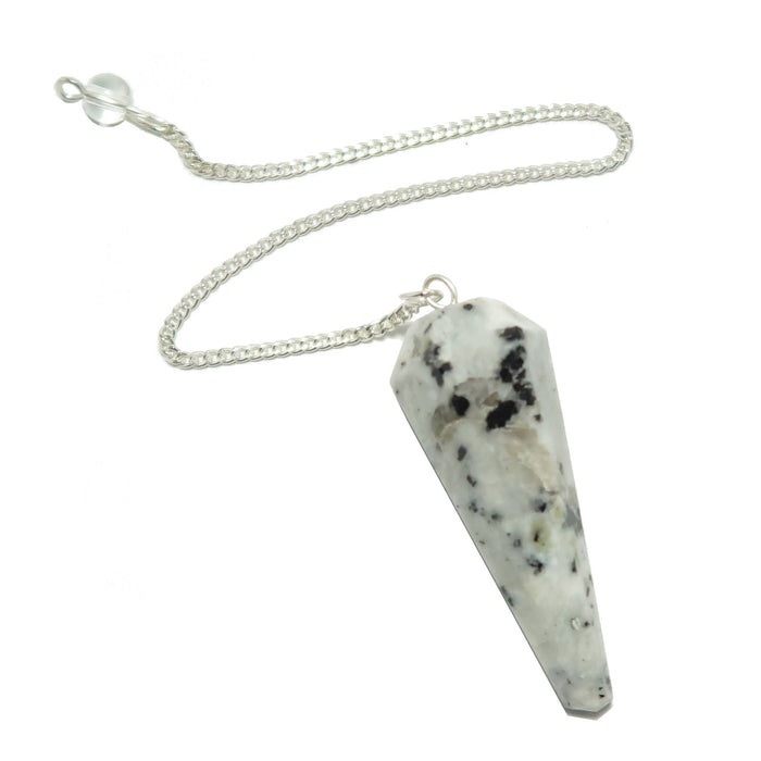 moonstone tourmaline pendulum