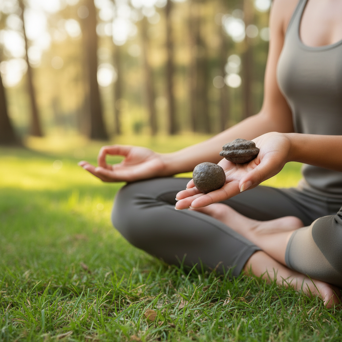 Moqui Marble Pair Male Female Navajo Shaman Stone