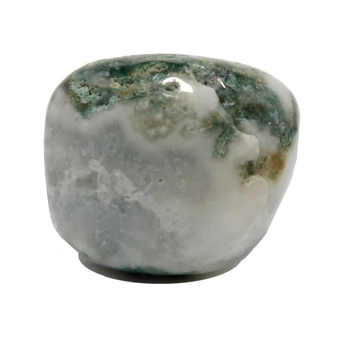 moss agate tumbled stone