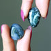 moss agate tumbled stones