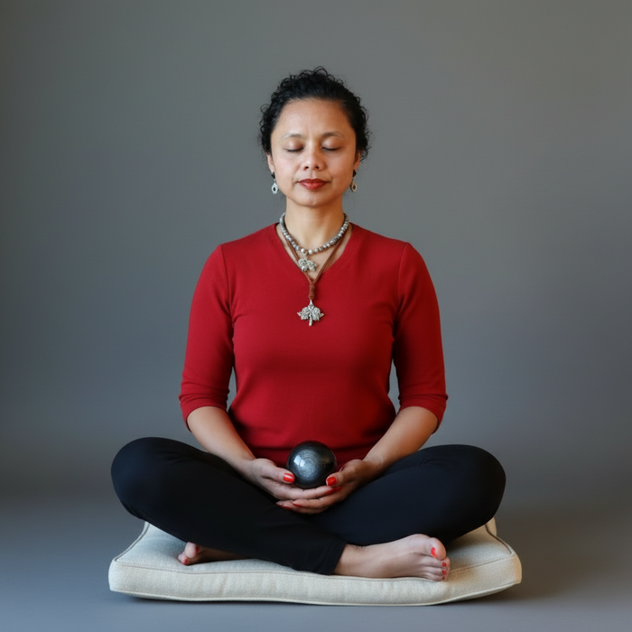 Silver Sheen Obsidian Sphere Blissful Crystal Ball