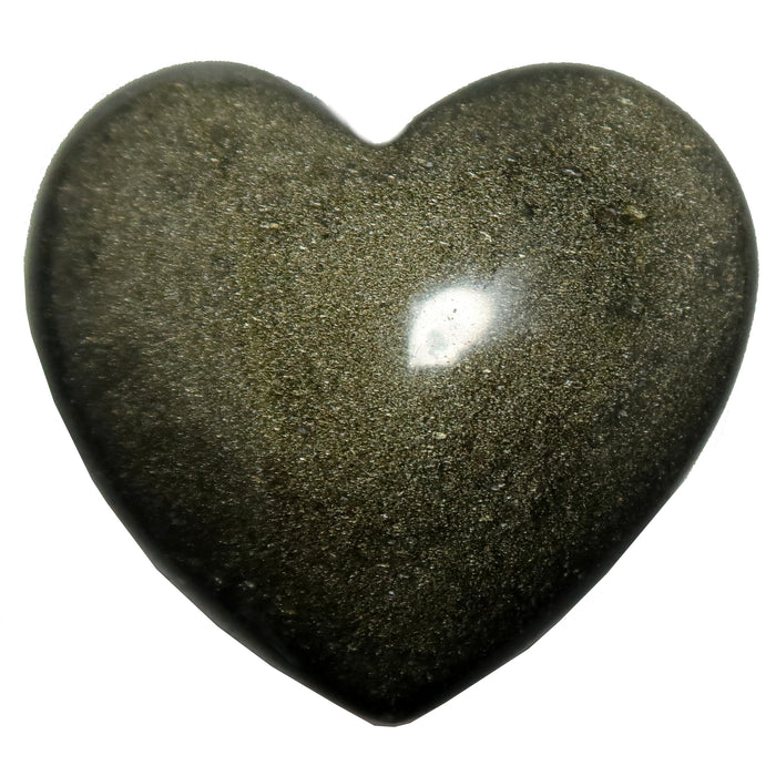 Gold Sheen Obsidian Heart Spark of Joy