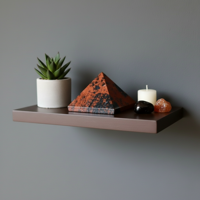 Mahogany Obsidian Pyramid Stately Protection