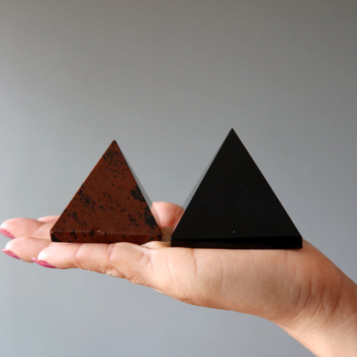 Obsidian Pyramid Set Black Mahogany Wounded Warriors