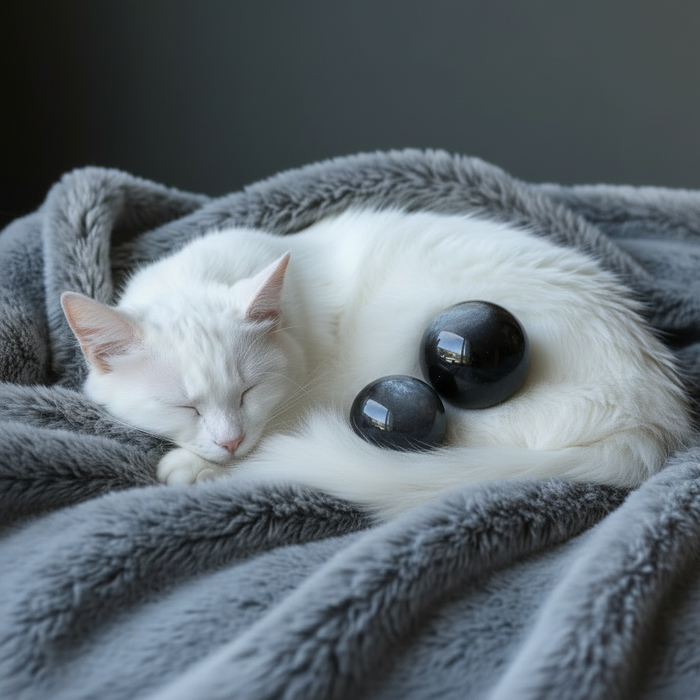 Silver Sheen Obsidian Sphere Blissful Crystal Ball