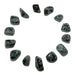 14 snowflake obsidian tumbled stones
