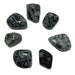 7 snowflake obsidian tumbled stones
