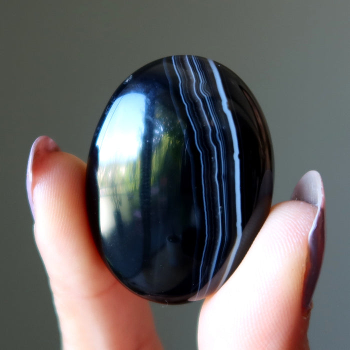 onyx oval cabochon