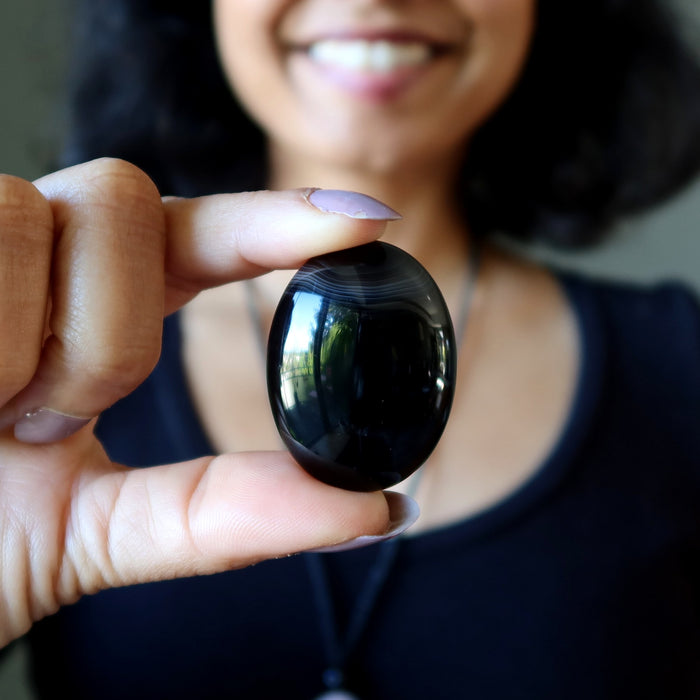 onyx oval cabochon