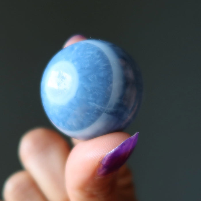 blue opal sphere